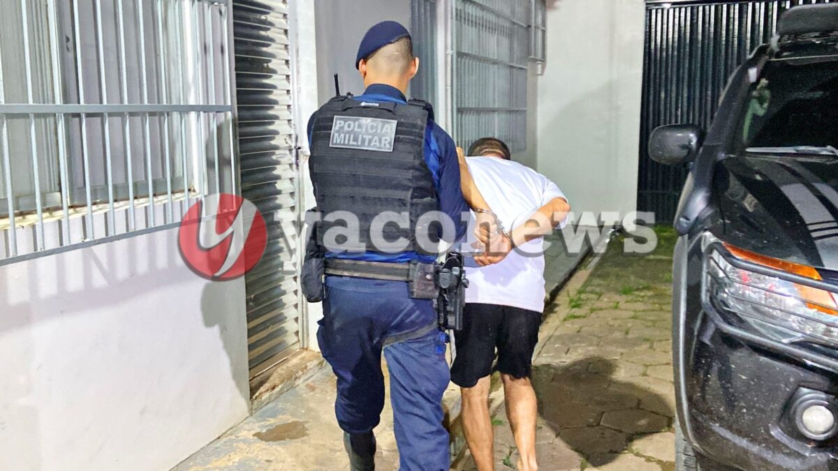 Força Tática do 1º Batalhão captura foragido da justiça vivendo normalmente em comunidade rural de Rio Branco.