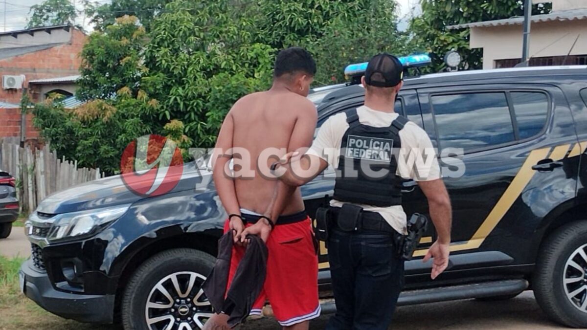 Operação conjunta das Forças de Segurança prendem suspeito por tráfico de drogas e porte ilegal de arma de fogo em Brasiléia