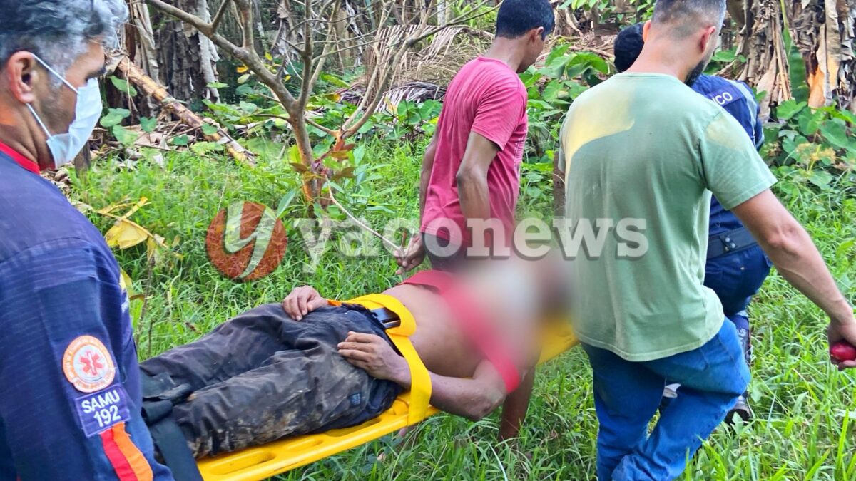 Aposentado cai de 4 metros ao tentar colher jambos e está em estado grave em Rio Branco