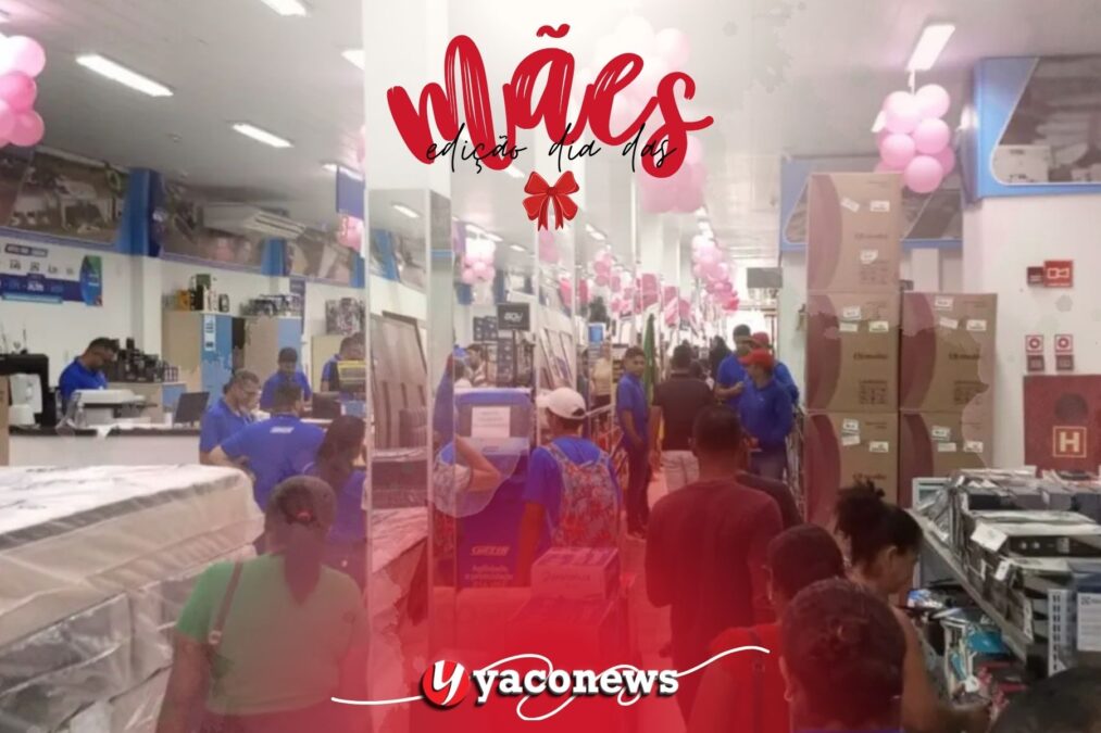 Dia das Mães aquece economia e movimenta comércio de Cruzeiro do Sul