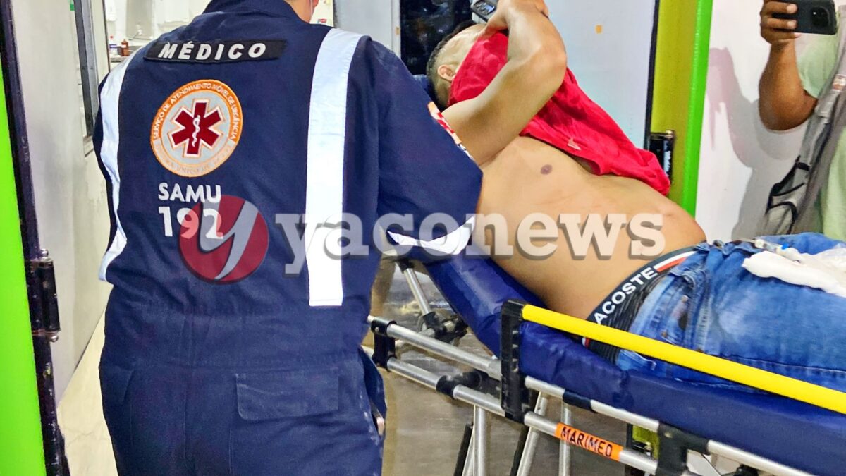 Ataque de fúria deixa homem ferido à golpes de faca por ex mulher no bairro Floresta em Rio Branco