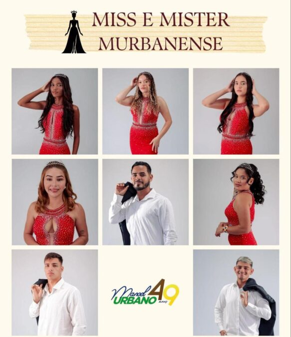 Conheça as candidatas e candidatos ao Miss e Mister Murbanense 2025