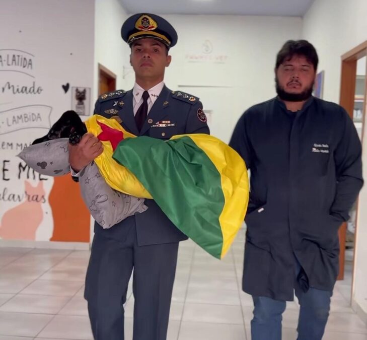 Corpo de Bombeiros do Acre se despede de Cerys, pioneira e heroína de quatro patas