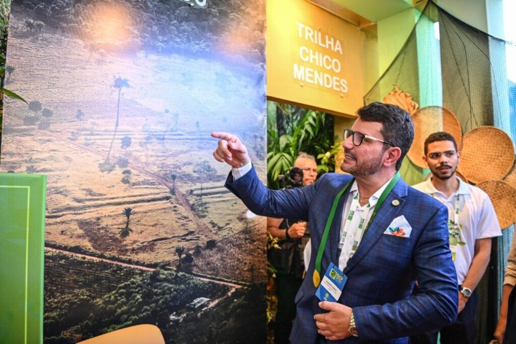 Gladson Cameli defende economia florestal como caminho para o desenvolvimento do Acre