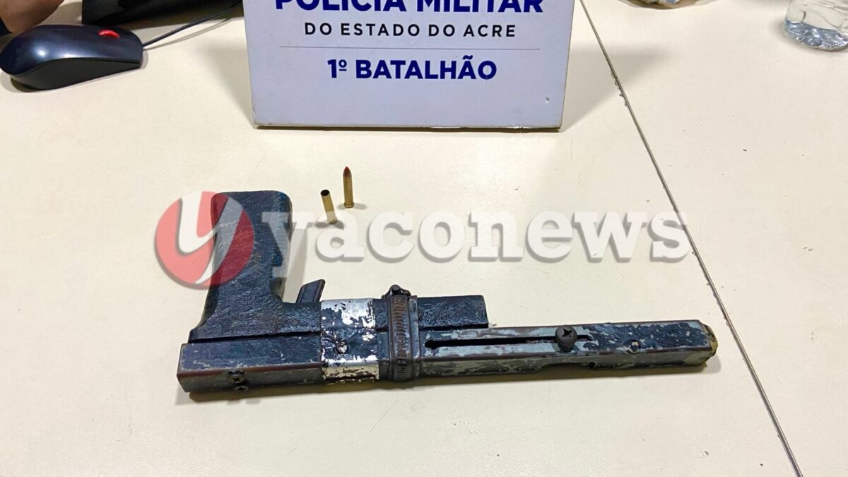 Policia Militar prende foragido da justiça com arma de fogo municiada em Rio Branco