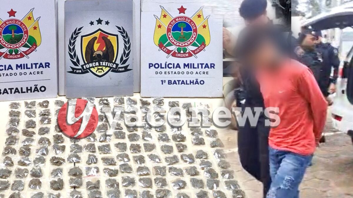 Ação conjunta das Forças Táticas do 1º e 2º Batalhão resulta na apreensão de um adolescente acusado de tráfico de drogas