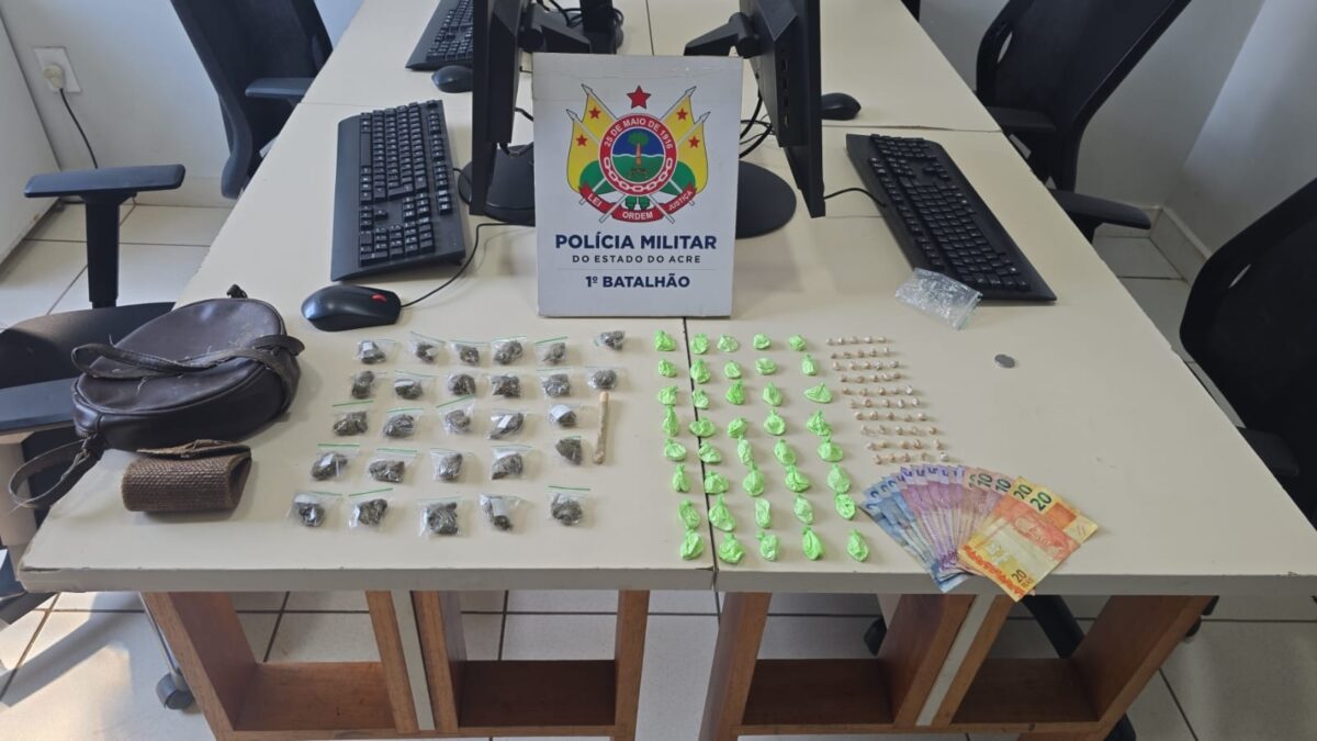 Homem é preso por tráfico de drogas em Rio Branco