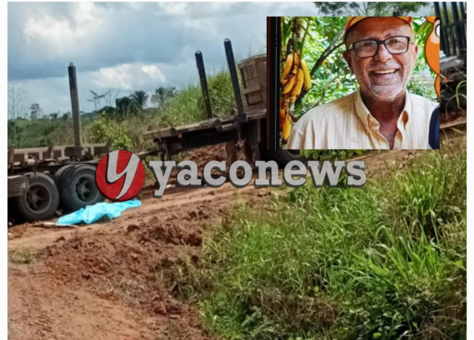 Motociclista morre em colisão com carreta na BR-364, entre Manoel Urbano e Sena Madureira