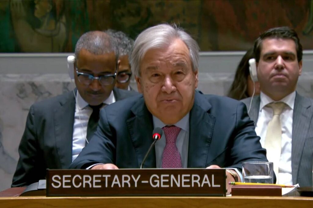 secretario-geral-da-onu-diz-que-bombardeio-dos-eua-e-virada-perigosa