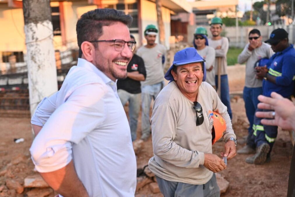 Gladson Cameli visita obras do Complexo Viário na Avenida Ceará, em Rio Branco