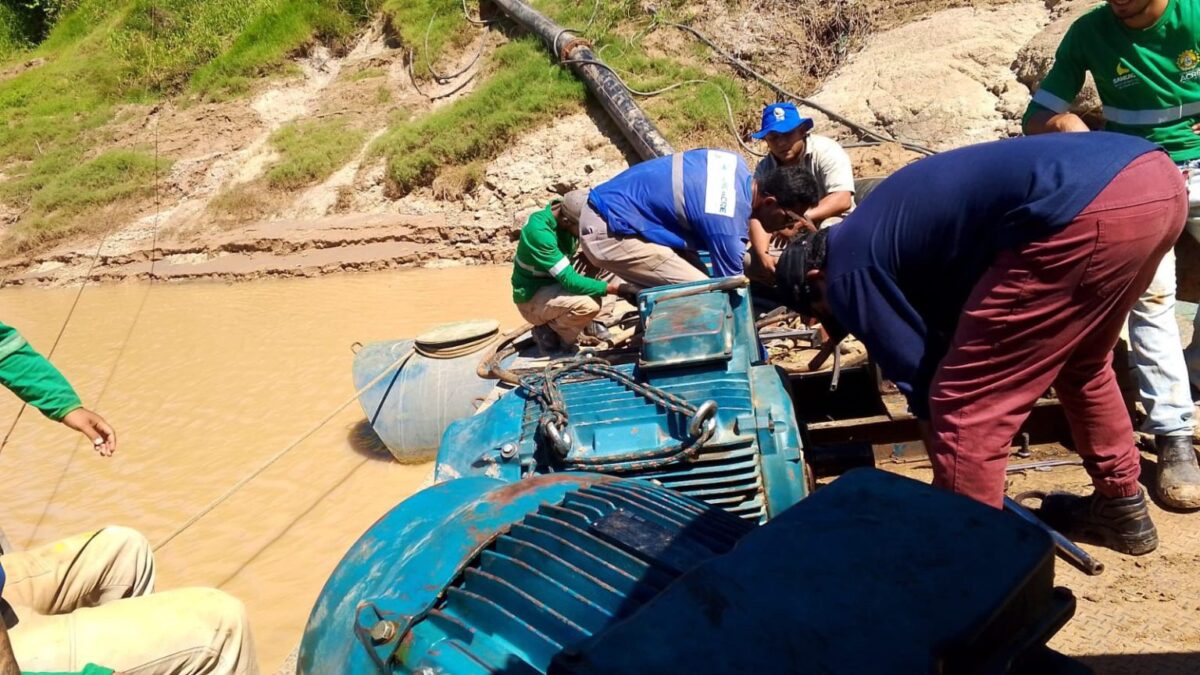 Oscilações na rede elétrica são a principal causa da falta de água em Sena Madureira, explica diretor do Saneacre