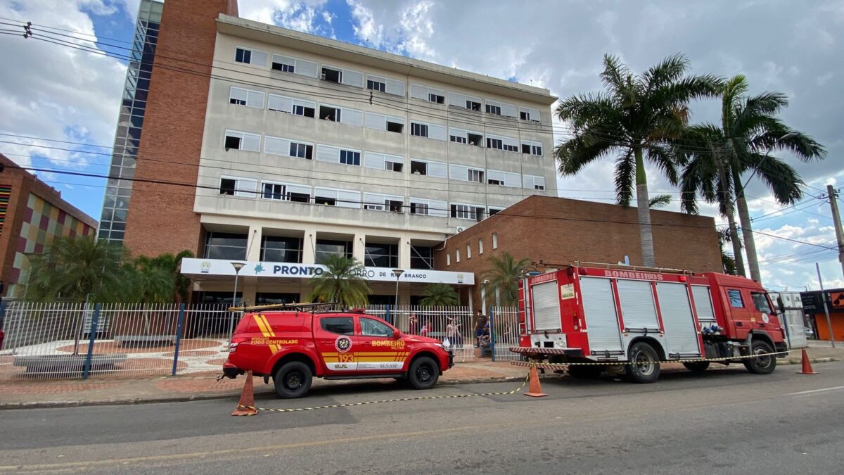 Princípio de incêndio é controlado no Pronto-Socorro de Rio Branco e secretário de Saúde explica ocorrência