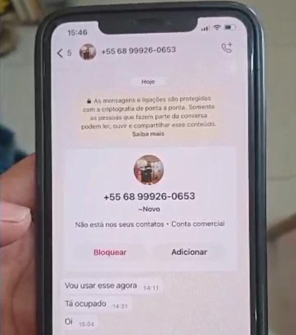 Morador de Sena Madureira alerta sobre golpe usando sua imagem: “Estão se passando por mim”