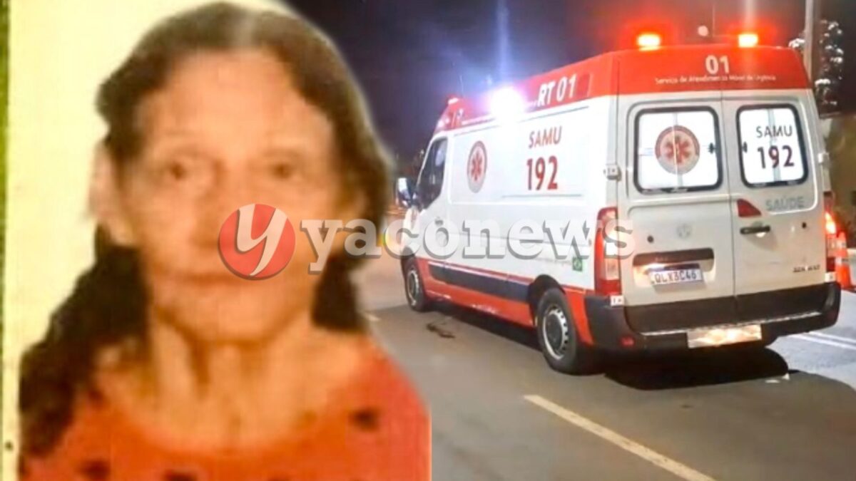 Idosa morre após ser atropelada em avenida movimentada de Rio Branco