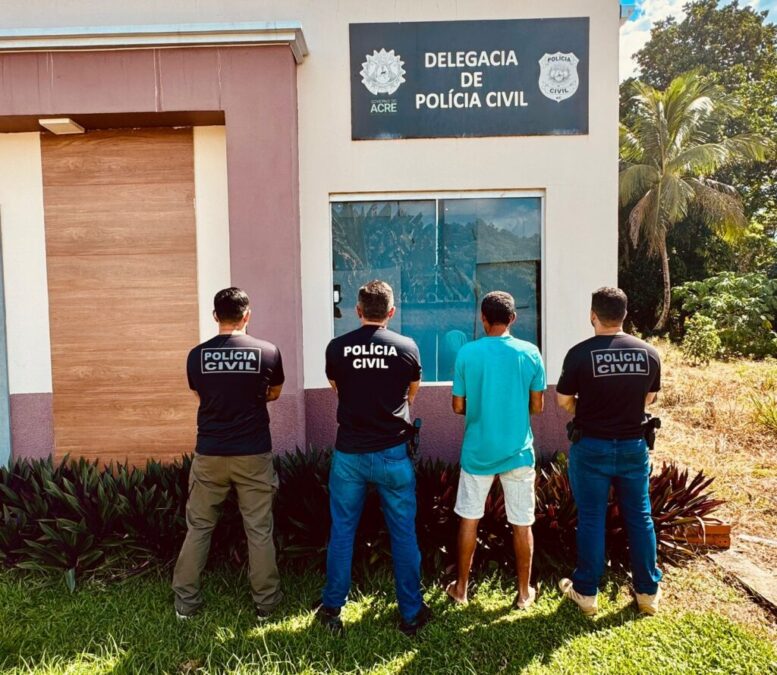 Polícia Civil do Acre prende homem acusado de tentativa de feminicídio em Rodrigues Alves