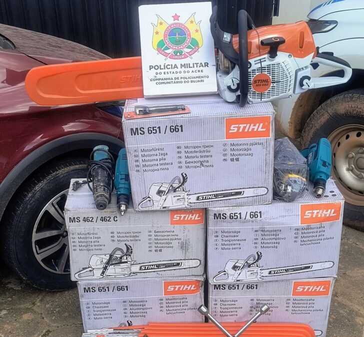PM prende homem por receptação de material agrícola furtado na BR-364