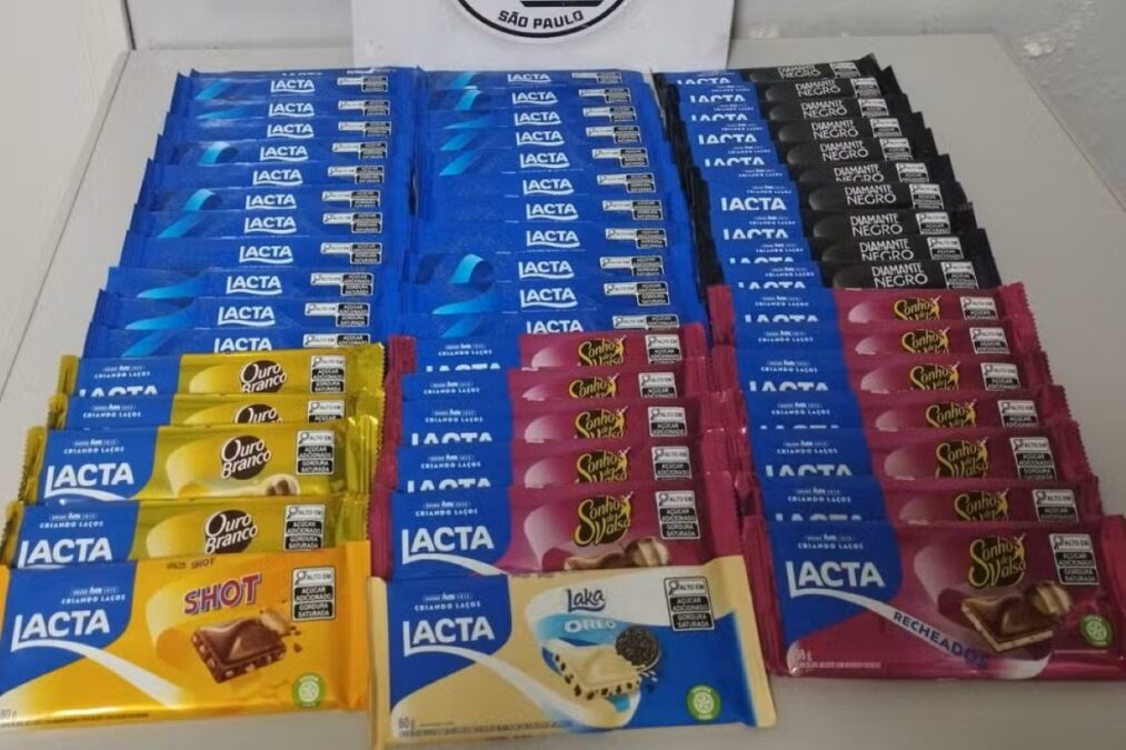 Irmãos são presos por furtar chocolates de mercado em SP
