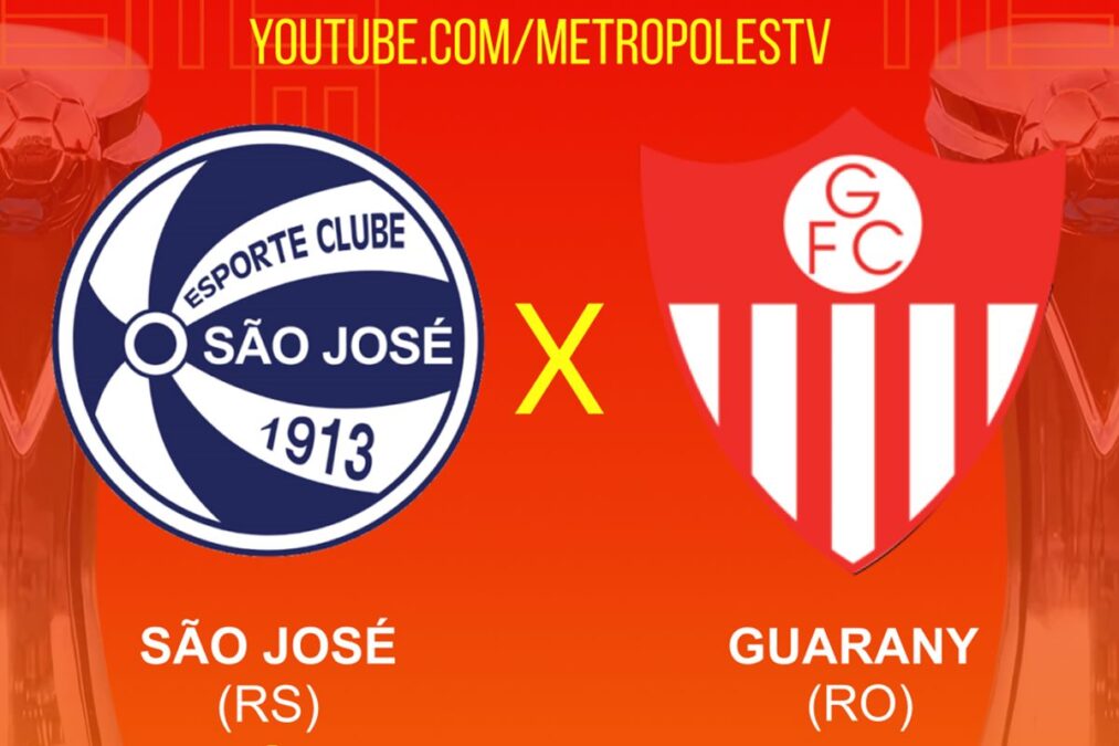 Série D: assista ao vivo e com imagens ao jogo entre São José-RS x Guarany-RS