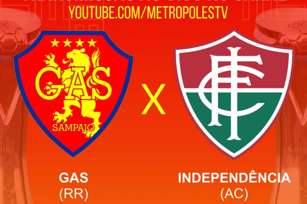 Série D: assista ao vivo e com imagens ao jogo entre GAS (RR) x Independência (AC)