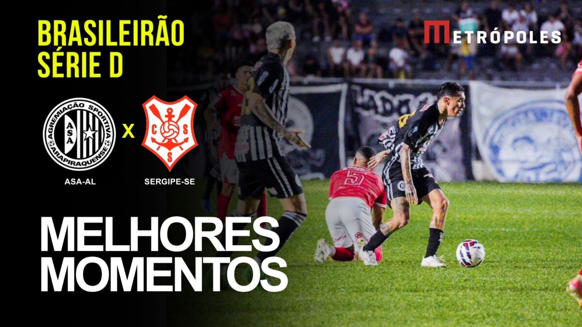 Confira melhores momentos de Asa e Sergipe pela Série D
