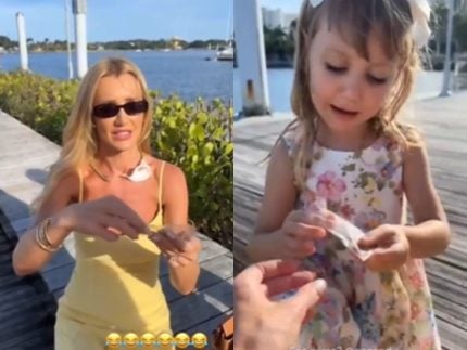 vicky,-filha-de-roberto-justus-e-ana-paula-siebert,-prova-gafanhoto-e-impressiona-a-mae