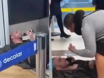 homem-causa-tumulto-em-aeroporto-ao-bloquear-portao-de-embarque-apos-perder-voo-em-sp