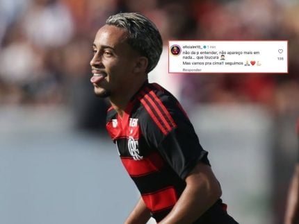 matheus-goncalves-reclama-de-ausencia-em-post-do-flamengo-apos-vitoria-contra-clube-alemao