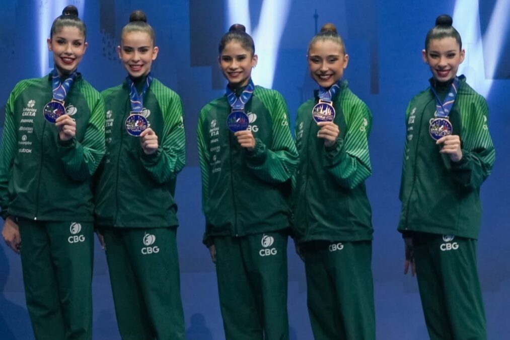 Após ouro, Brasil leva bronze na Copa do Mundo de ginástica rítmica