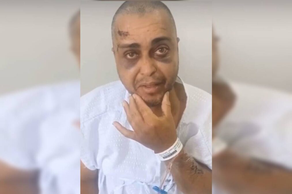 “Obrigado, Deus”: internado, radialista grava vídeo após ser agredido