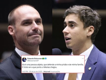 “e-triste-ver-a-que-ponto-chegou”:-eduardo-rompe-com-nikolas-apos-atrito-em-rede-social