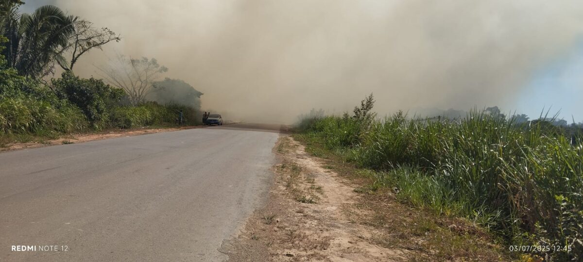 Queimadas e tempo seco acendem alerta em Sena Madureira: risco à saúde