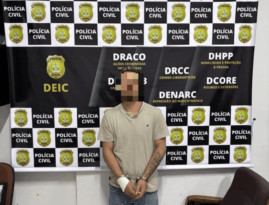 Polícia Civil do Acre prende foragido de Rondônia investigado por homicídio