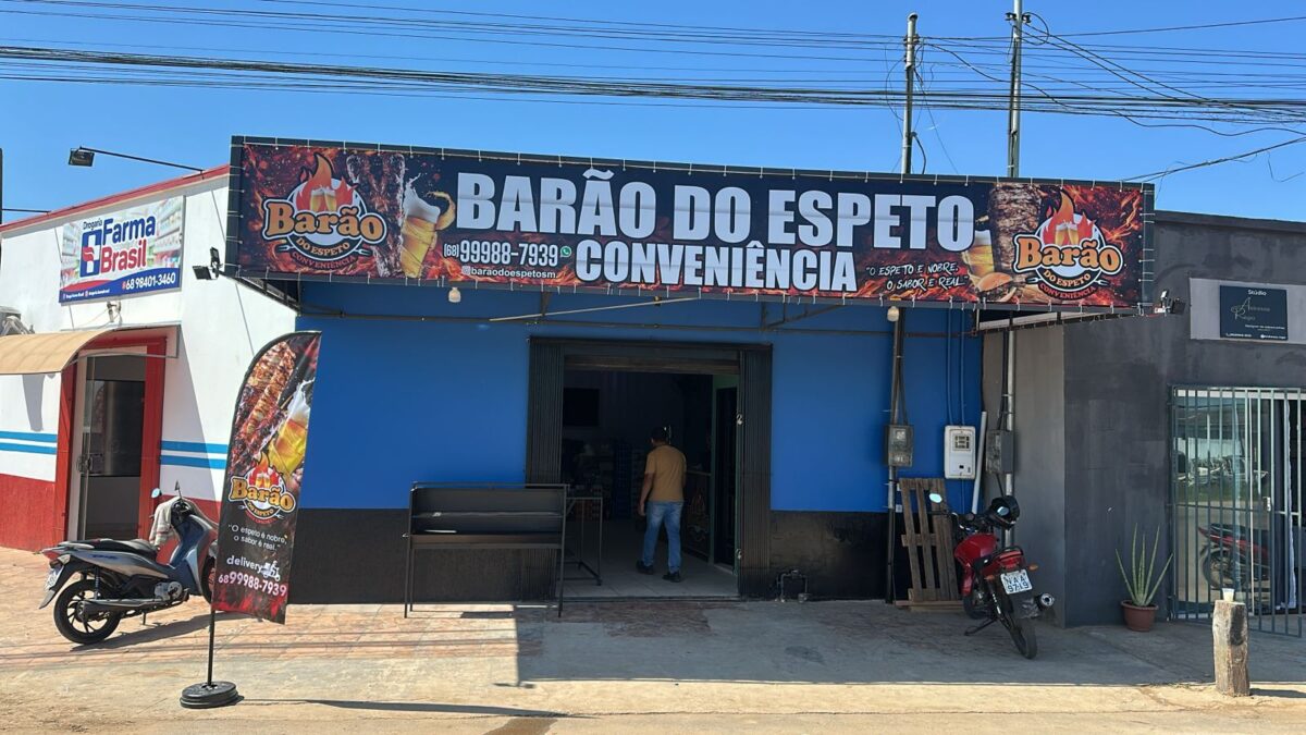 Sena Madureira ganha novo point gastronômico e musical com inauguração do “Barão do Espeto” nesta quinta (25)