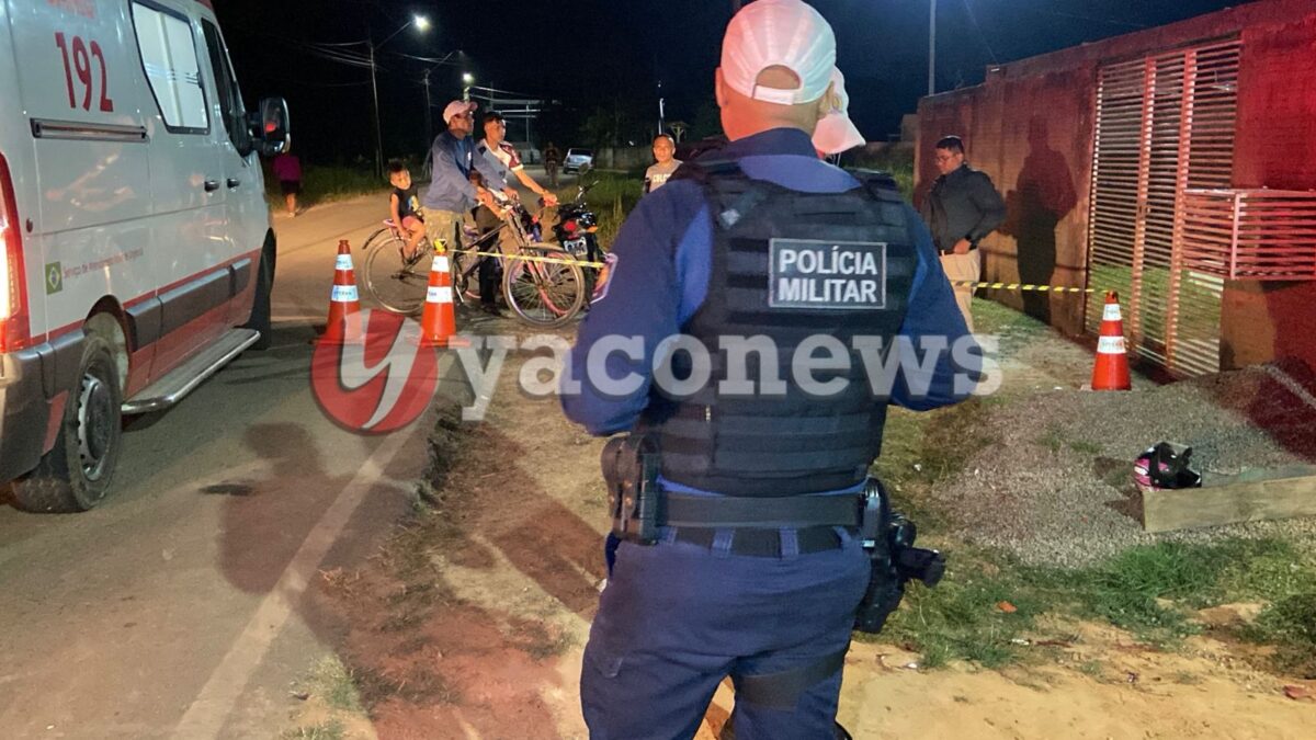 Pai e filha ficam gravemente feridos após serem atingidos por carro utilizado por criminosos no segundo distrito de Rio Branco