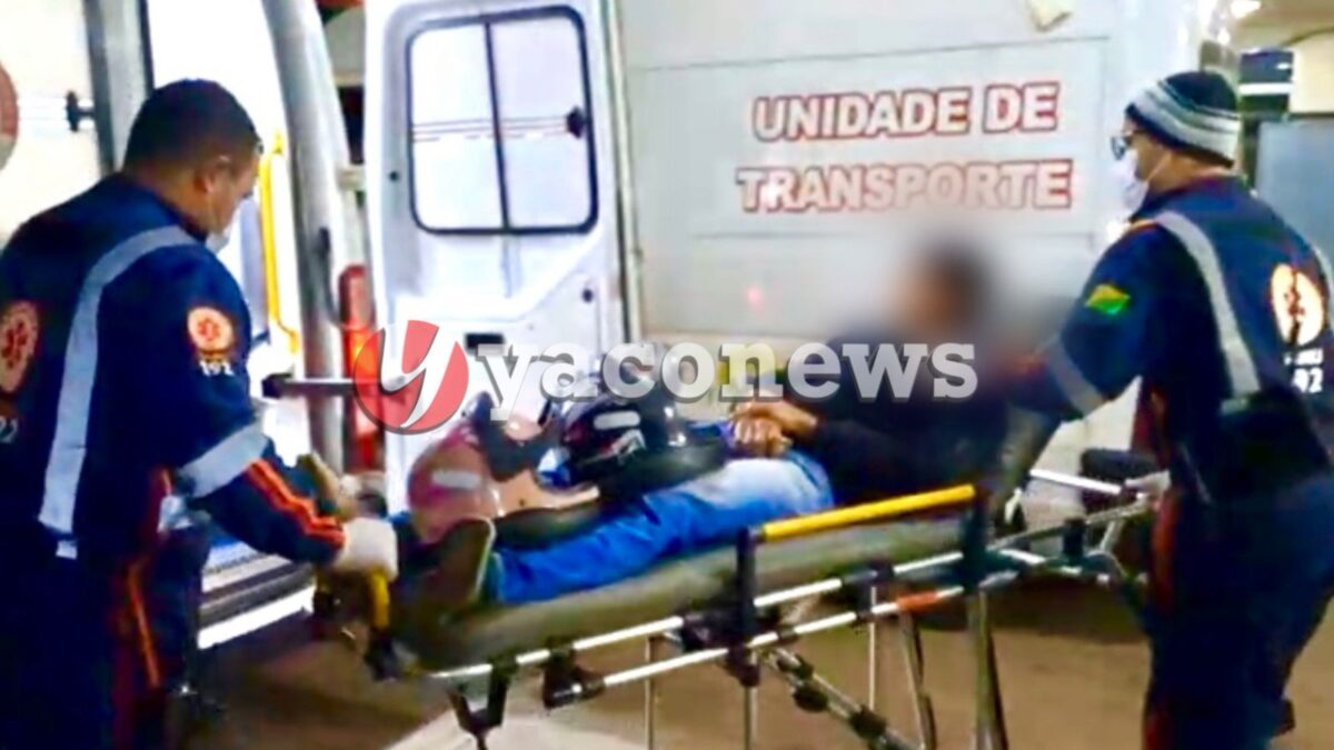 Homem provoca acidente e deixa casal de motociclistas feridos em Rio Branco