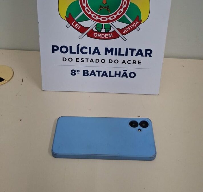 Polícia Militar recupera celular roubado em Sena Madureira e procura pela vítima