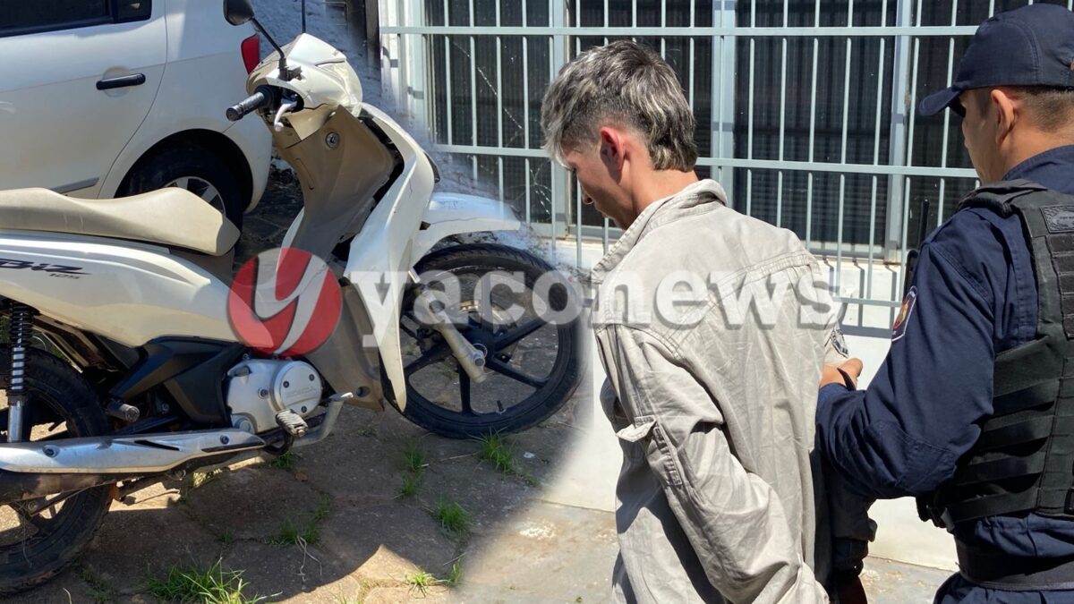 Polícia Militar prende monitorado da justiça suspeito de roubar motos no segundo distrito de Rio Branco