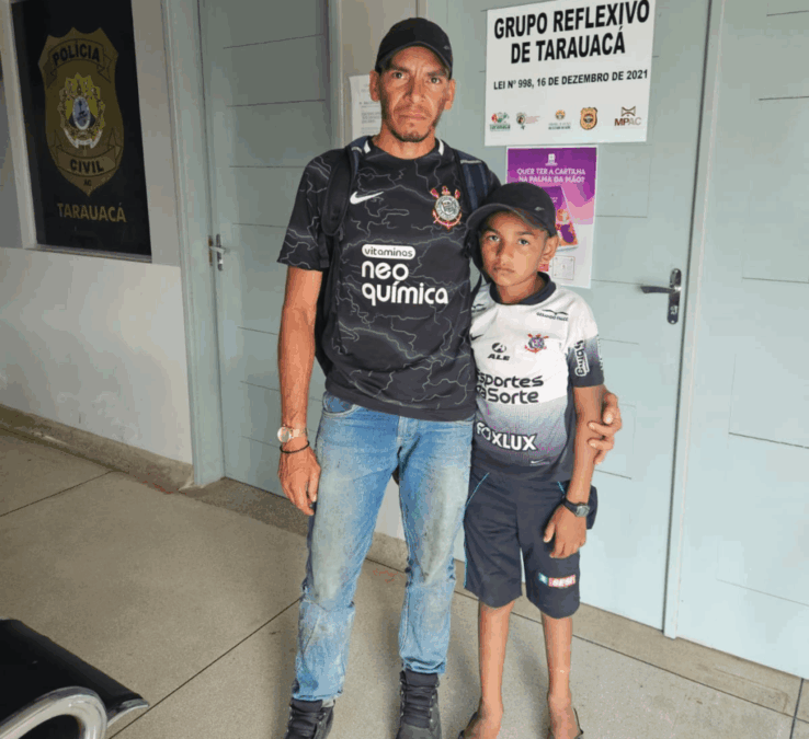 Após horas de buscas, Polícia Civil e comunidade encontram criança desaparecida em ramal de Tarauacá