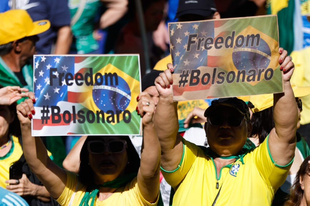 DF: apoiadores de Bolsonaro vão a ato e pedem anistia para réus do 8/1