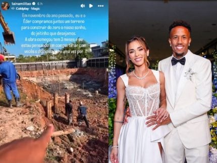 taina-militao-mostra-detalhes-da-construcao-da-nova-casa-com-eder:-“nosso-sonho”