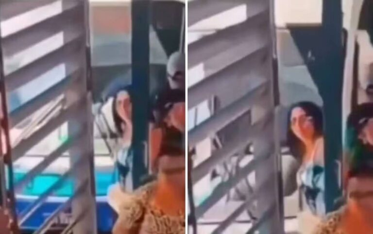 video:-mulher-e-atingida-na-cabeca-por-retrovisor-de-onibus-em-go