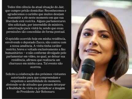 michelle-bolsonaro-nega-churrasco-anunciado-por-zucco-durante-visita-a-bolsonaro