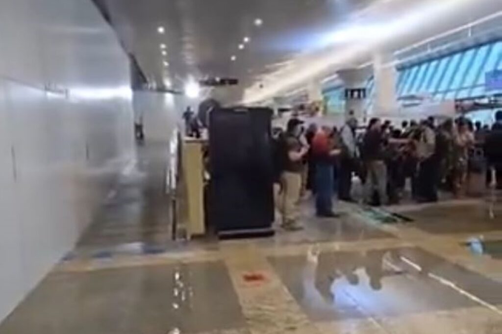 aeroporto-de-belem,-sede-da-cop30,-registra-alagamento-neste-domingo