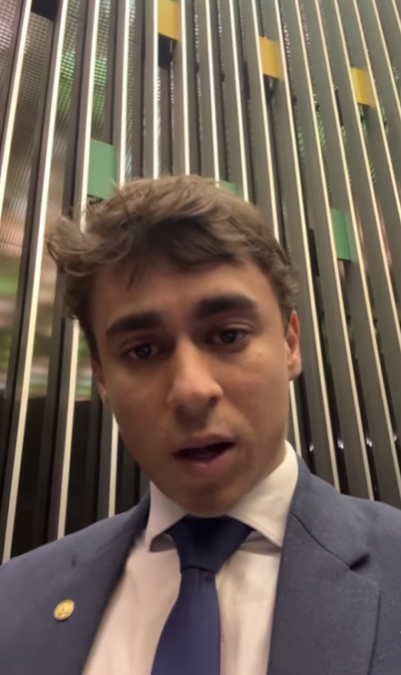 Nikolas Ferreira comenta decisão do MPF de investigar Bolsonaro por ofender petistas
