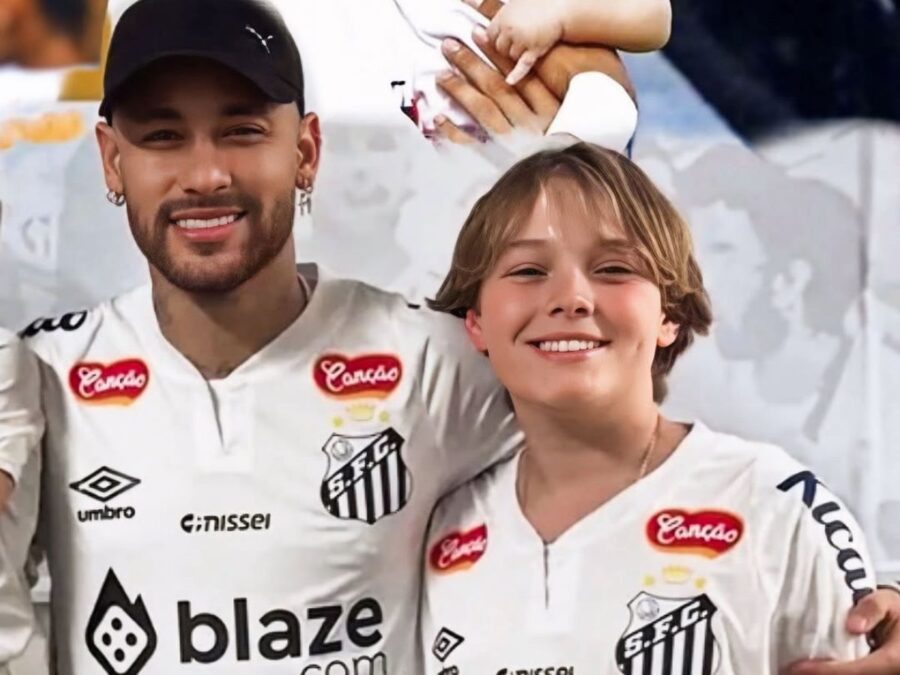 Filho de Neymar envia mensagem tocante ao pai após Santos perder de 6 a 0 para o Vasco