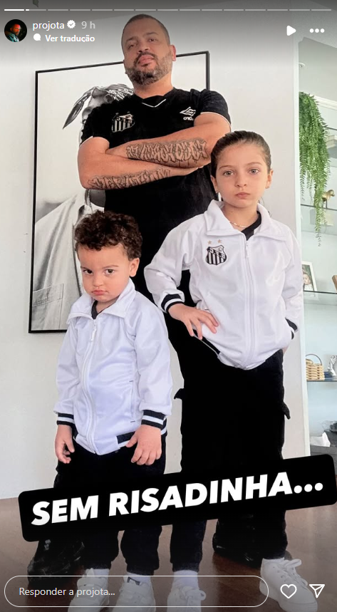 projota-leva-filhos-ao-morumbi-e-reage-a-goleada-do-santos