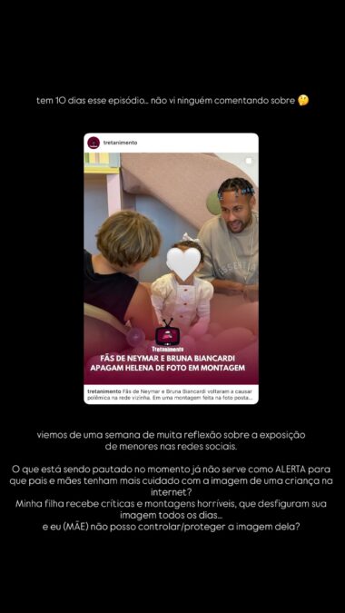Após polêmica, Amanda Kimberlly apaga prints de conversa com Bruna Biancardi das redes sociais