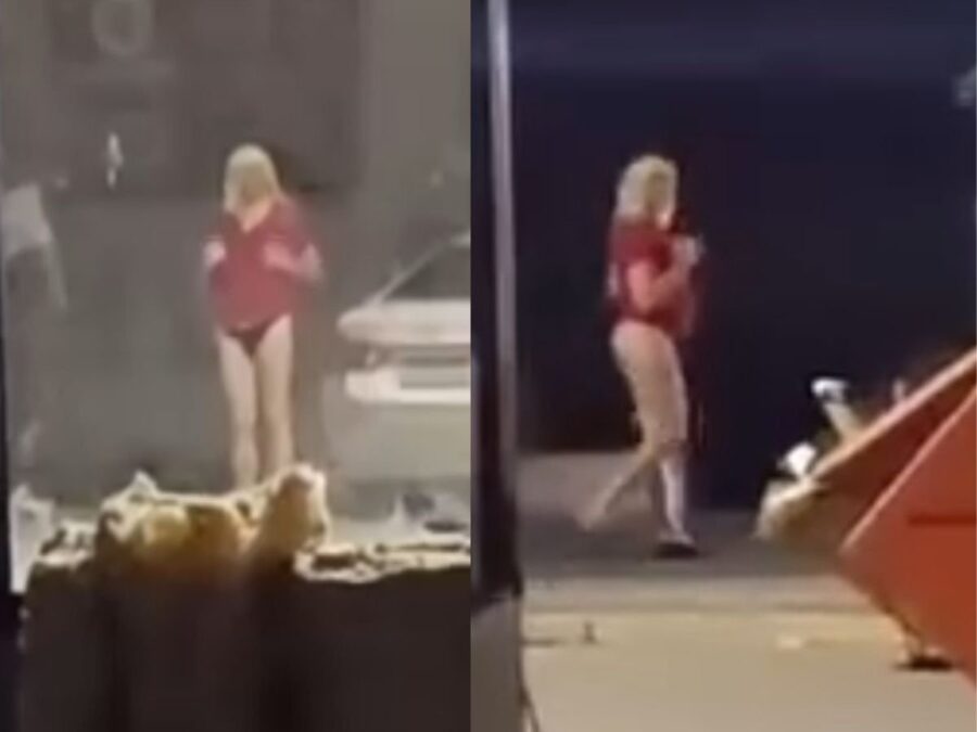 Ele ataca de novo! Pastor de calcinha voltou às ruas dias após 1º vídeo viralizar