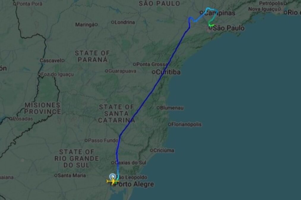 Avião sem identificação da Força Aérea dos EUA pousa em Guarulhos