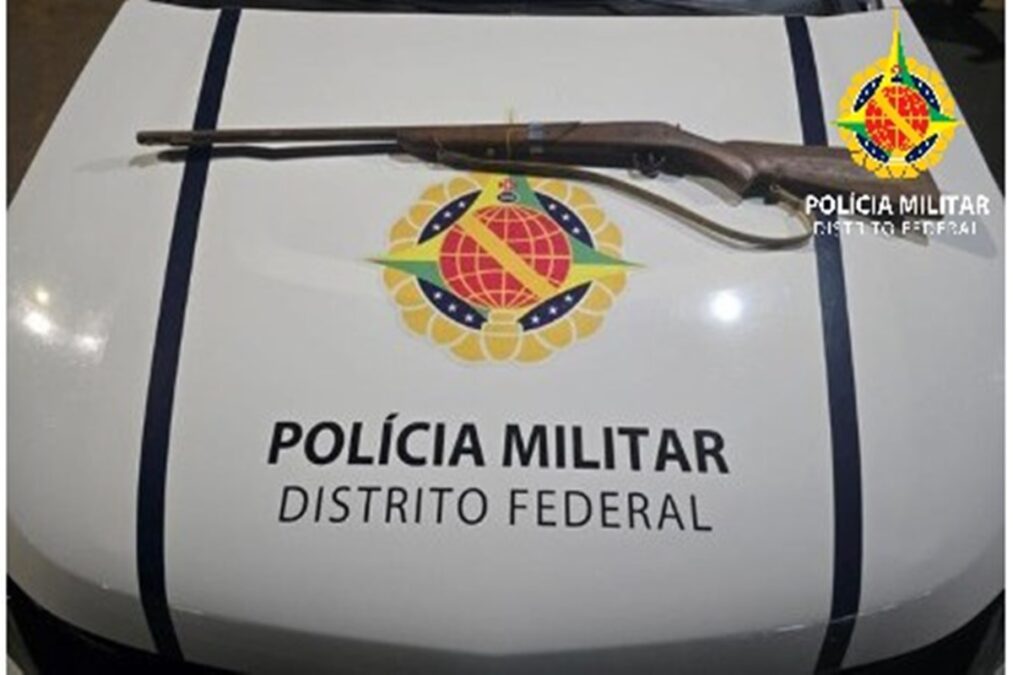 Violência doméstica: PMDF prende suspeito e detém arma usada em ameaça